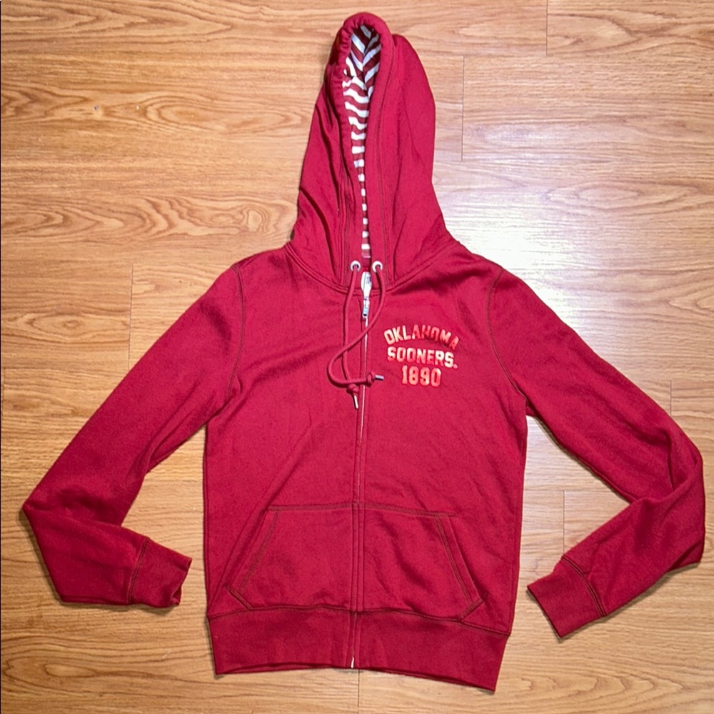 Pink Victoria Secret Oklahoma Sooners Hoodie